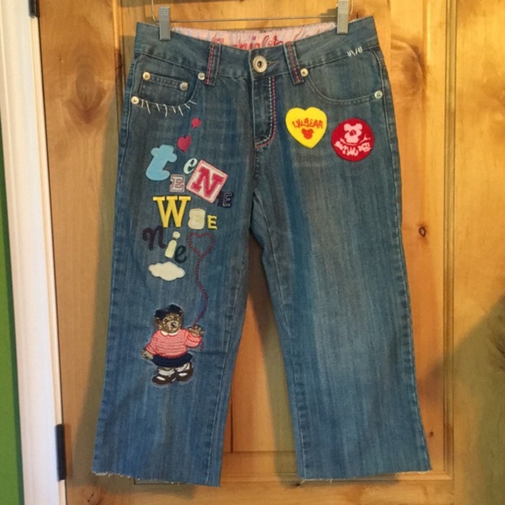 TEENIE WEENIE Patches Jean Capris EUC 6 Rare HTF